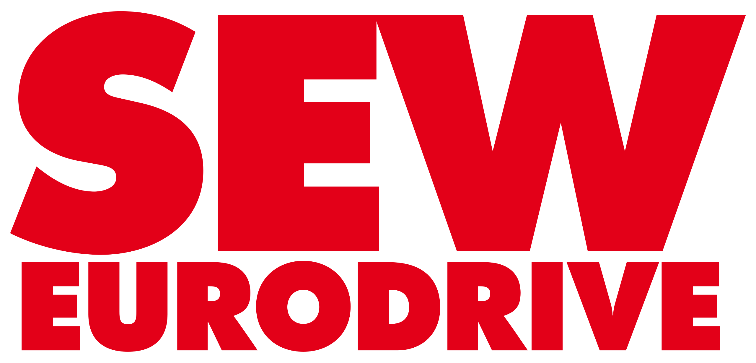 SEW EURODRIVE logo in bold red letters.
