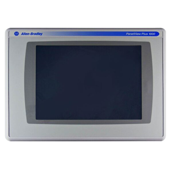 Allen-Bradley 2711P-T10C4D2 PanelView Plus 1000 HMI display. Contact Neutronic Technologies for industrial HMI repair, including touch screen and display replacement.