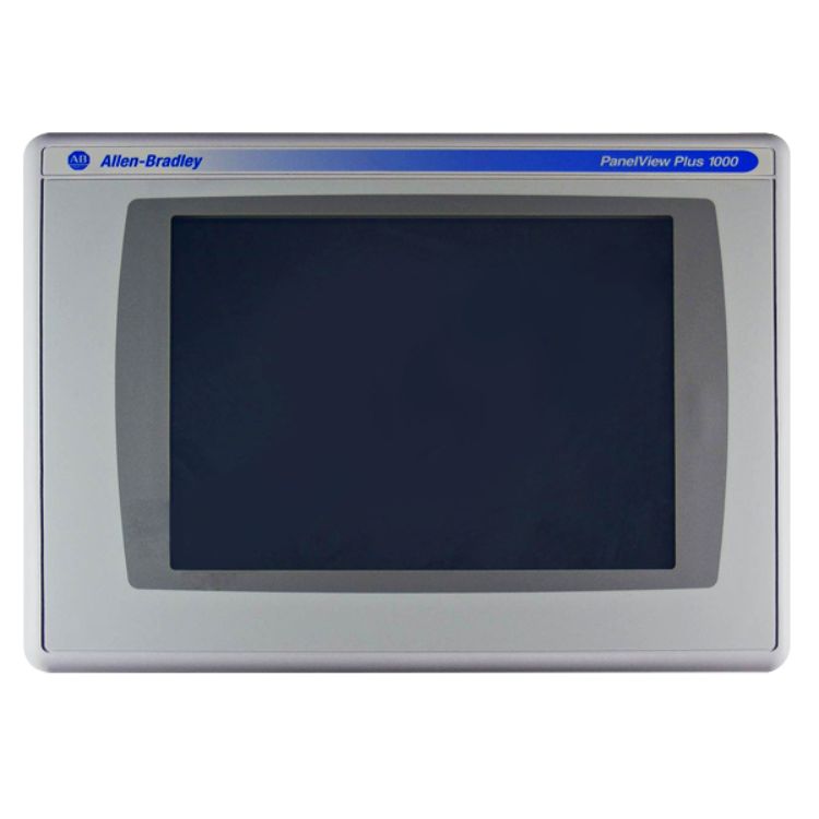 Allen-Bradley 2711P-T10C4D2 PanelView Plus 1000 HMI display. Contact Neutronic Technologies for industrial HMI repair, including touch screen and display replacement.