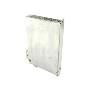 Side profile of Siemens 6SN1123-1AA00-0CA1 SIMODRIVE module showing slim design and cooling vents – industrial automation component for sale and repair services.