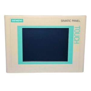 Front view of Siemens 6AV6642-0BC01-1AX1 SIMATIC HMI touch panel with display screen – available for replacement or professional repair at Neutronic Technologies.